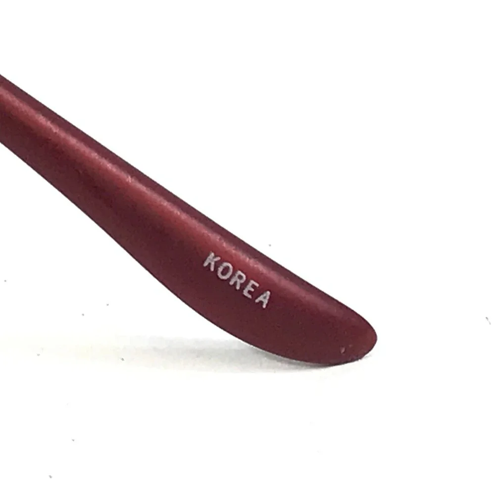 Ogi Eyeglasses Frames 2081 COL. 82 Red Silver Rectangle Wire Rim 42-19-135